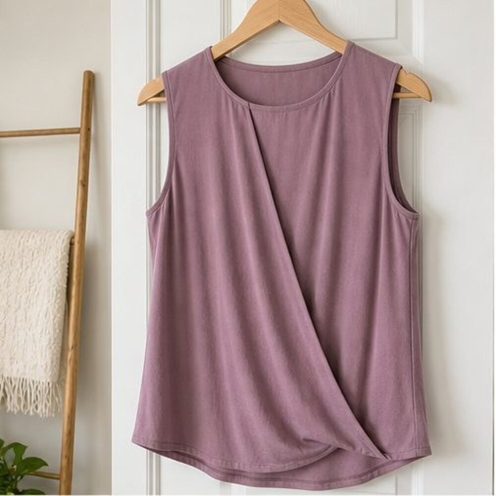Mauve Wrap Blouse